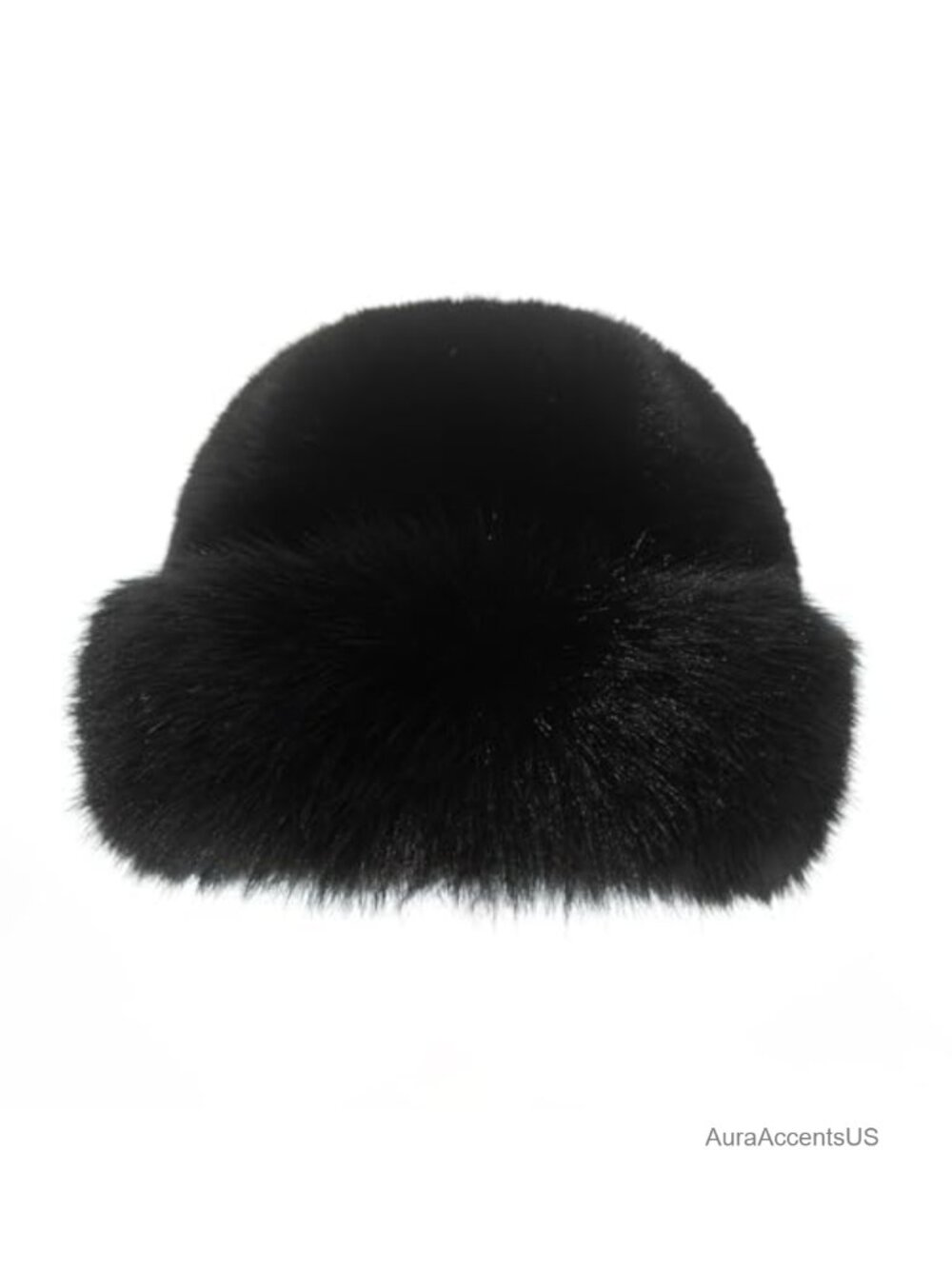 Faux Fur Bucket Hat Winter Warm Fuzzy Fisherman Cap Lightweight Packable